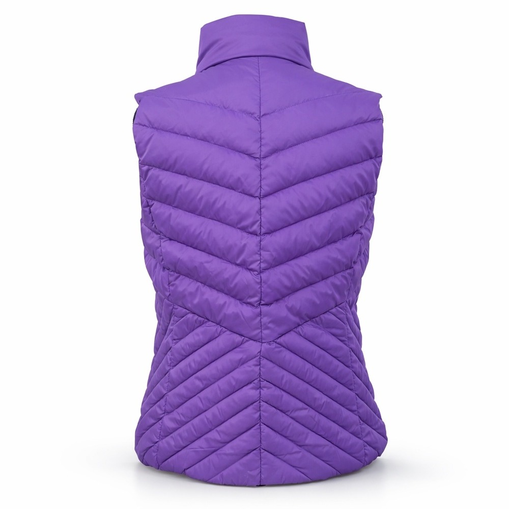Talbots Women's Lightweight Down‎ Vest Medium Purple - Picture 5 of 7
